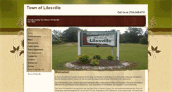 Desktop Screenshot of lilesvilletown.com